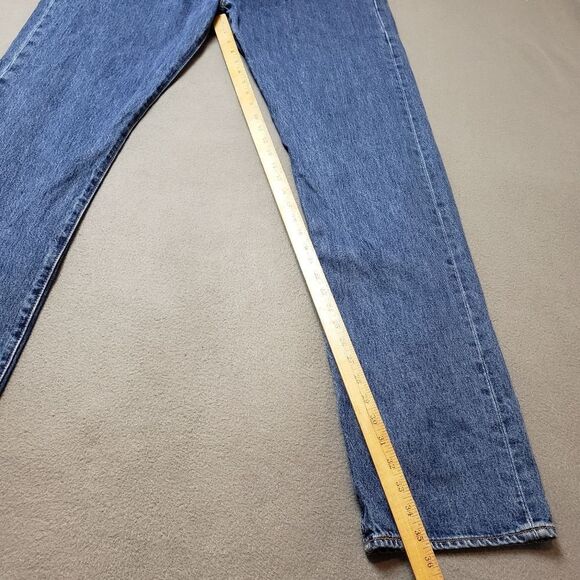 Levi's Men's 501 Straight Jeans - Blue Size 38 - Picture 12 of 14